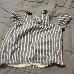 abercrombie kids - Blue and White Tank